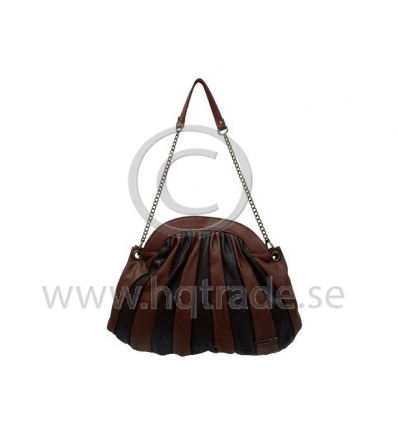 Striped handbag