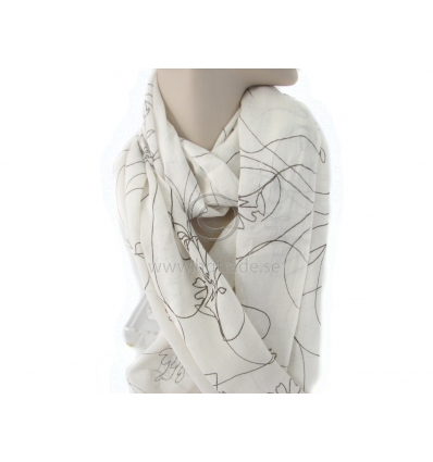 Scarf with printed pattern