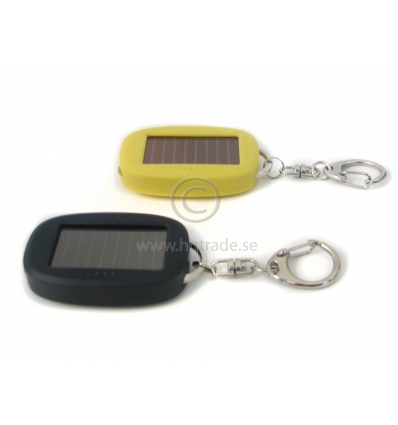 Solar torch keychain - oval