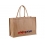 Jute bag with print.