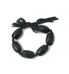 Bracelet with satin band