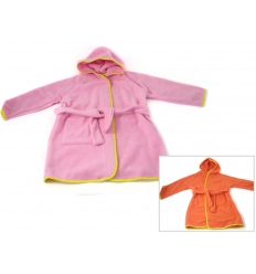 Fleece children bathrobe