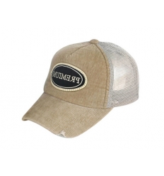 Corduroy trucker cap