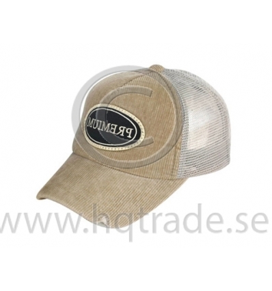 Corduroy trucker cap