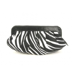 Zebra clutch bag