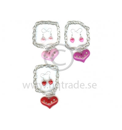 Bracelet and earring set