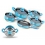 Blue cookware set