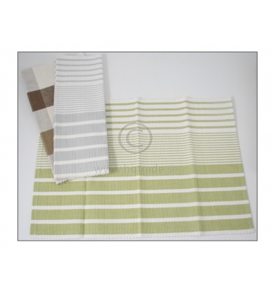 Striped placemat