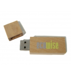 USB flash drive - maple wood