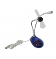 USB lamp and mini fan combo