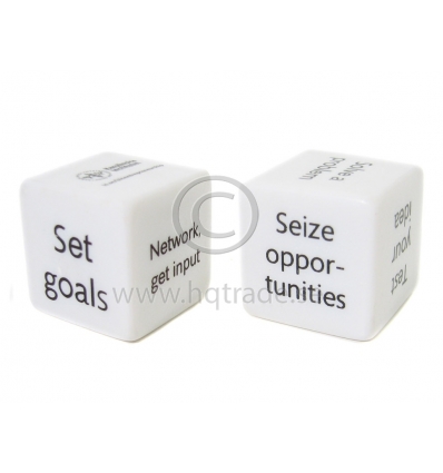 Dice with print