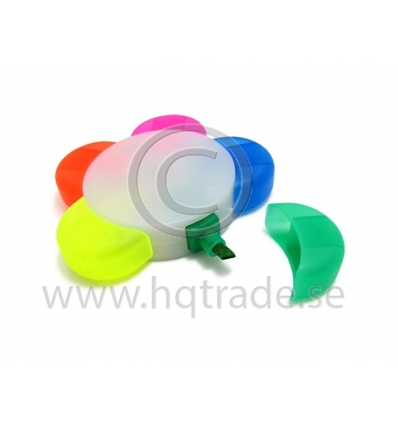 Petal Highlighter Pen with print