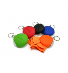 Microfiber towel in keychain