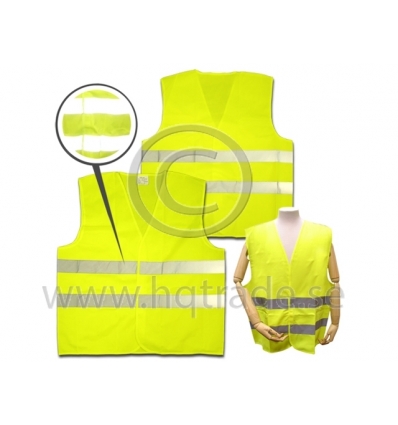 Safety reflective vest with print