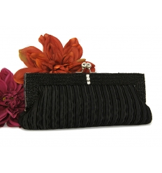 Satin clutch