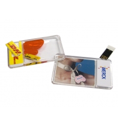 USB flash drive - Card Aqua USB