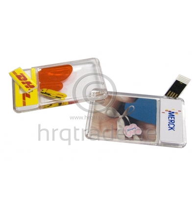 USB flash drive - Card Aqua USB