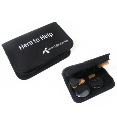 Shoe care kit with print