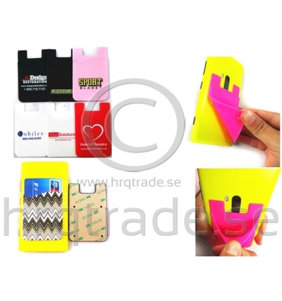 Silicone wallet for mobile