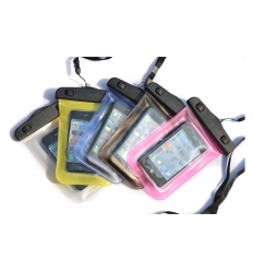 Waterproof mobile pouch with print