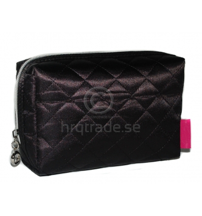 Satin cosmetic bag