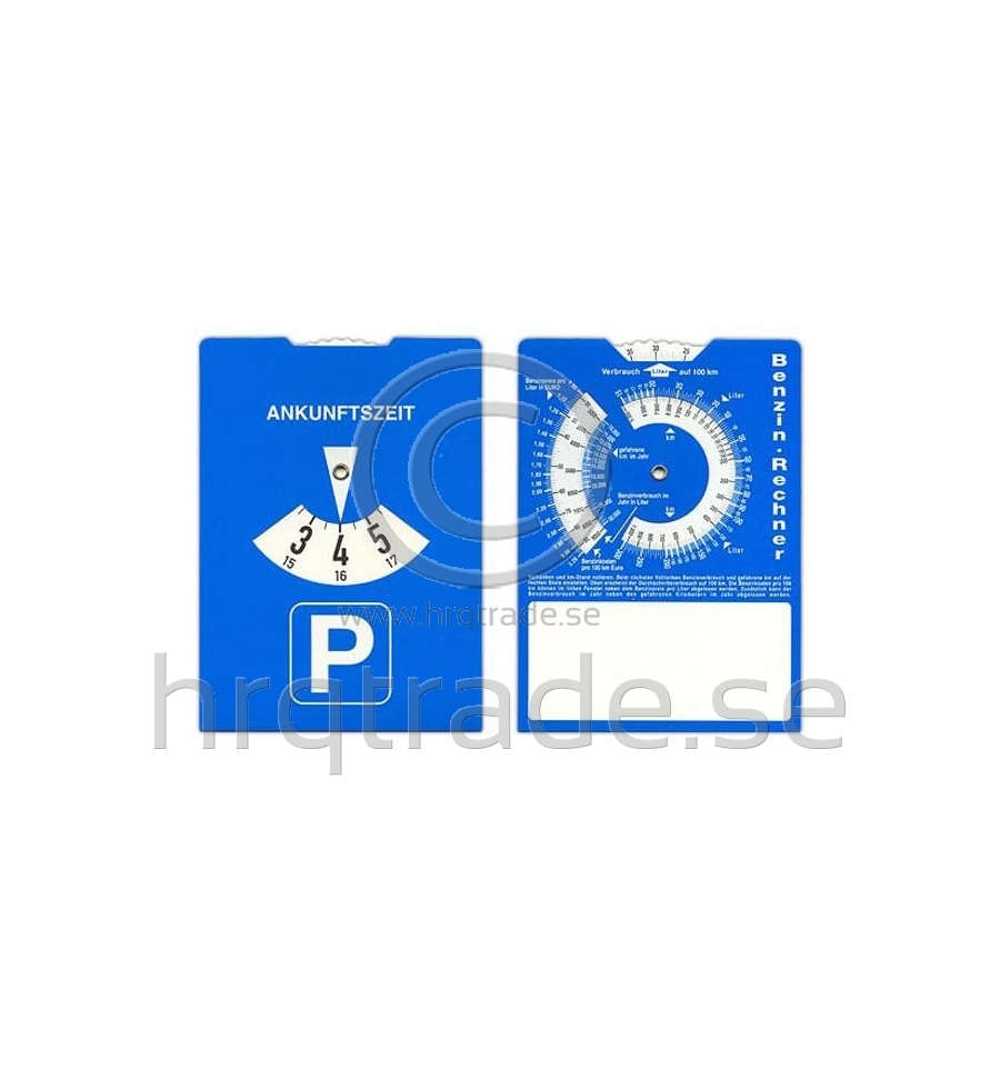 Parking disk with print - Import & manufacture for promotional and