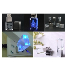 USB flash drive - 3D Crystal engraving