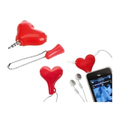 Earphone splitter - heart