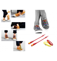 Silicone shoelace