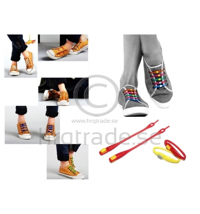 Silicone shoelace