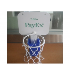 Waste basket basketball set