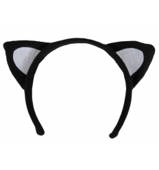 Headband with cat ears