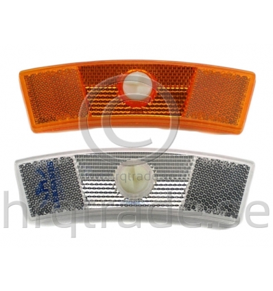 Bicycle spoke reflector