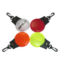 Clip-on reflex med LED-lampa