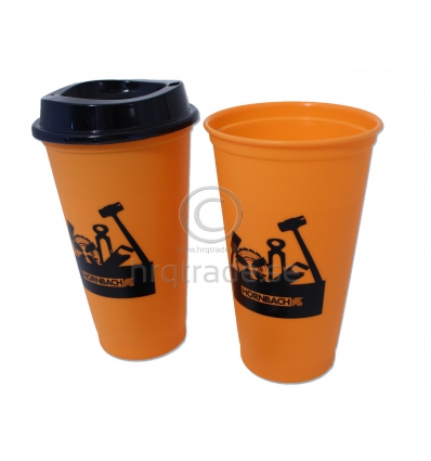 Plastic mug with print