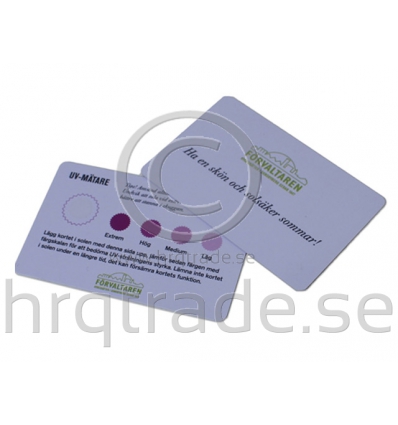 UV Card with print