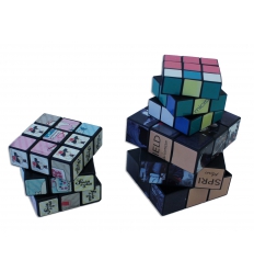 Rubik's cube with logo