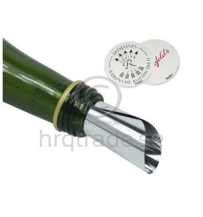 Wine pourer with print