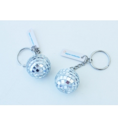 Disco ball keyring