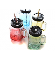 Drink jar with handle