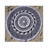 Round towel with tassel