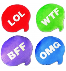 Pillows - WTF / OMG / LOL / BFF