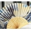 Hand fan with print