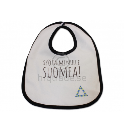 Bib with print - Ecological Cotton