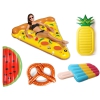 Stora poolleksaker - Uppblåsbar pizza och vattenmelon