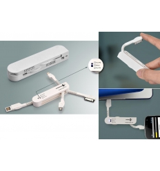 Multi connector data cable - Swiss army style