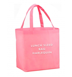 Pink lunch bag