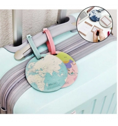 Luggage tag - World map