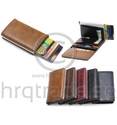 Card holder with RFID blocker