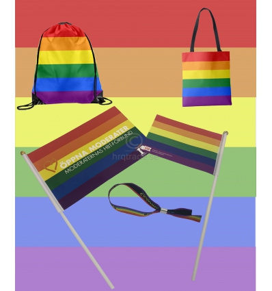 Pride merchandise with print